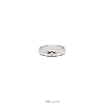까르띠에 B42414 26시즌 C드 까르띠에 4mm 1P다이아 플래티늄 웨딩 밴드링 반지-12호aa66299