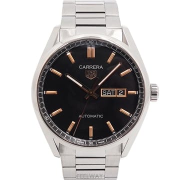 태그호이어 까레라 데이데이트 블랙 41mm