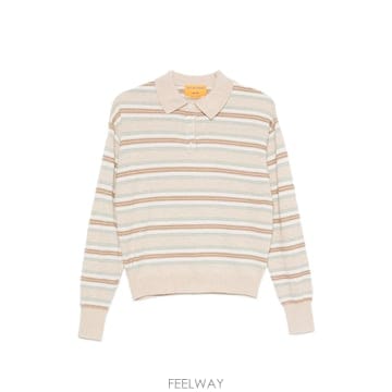 | Other Brand | Guest In Residence long sleeve striped polo shirt 1212797088Guest In Residence long sleeve striped polo shirt 1212