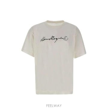 Maison Margiela �׶�����Ÿ �ؿ� MM6 �������������� ���� LOGO COTTON Ƽ���� SH0GC0077M20258101�׶�����Ÿ �ؿ� MM6 �������������� ���� LOGO COTTON Ƽ
