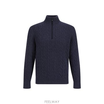 Loro Piana �ؿ� ���¸���� AW26 �η��ǳ��� ���� Ʈ��ġ�� ���̺� ĳ�ù̾� ������ FAD7358_J348�ؿ� ���¸���� AW26 �η��ǳ��� ���� Ʈ��ġ�� ���̺� 