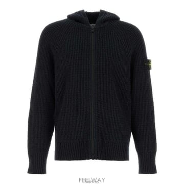 26 FW 스톤 아일랜드 와플 니트 지퍼 후드티 V0029 L2S155100005S0N17