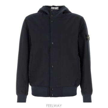 26 FW 스톤 아일랜드 숏슬리브 후드 자켓 네이비 V0020 L2S154100118S0A22