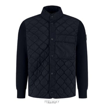 26 FW 스톤 아일랜드 로고 패치 퀼팅 자켓 V0020 L2S154100016S00F6