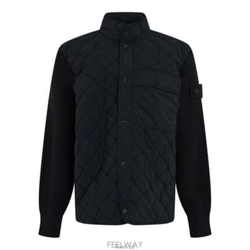 26 FW 스톤 아일랜드 로고 패치 퀼팅 자켓 V0029 4100016S00F6