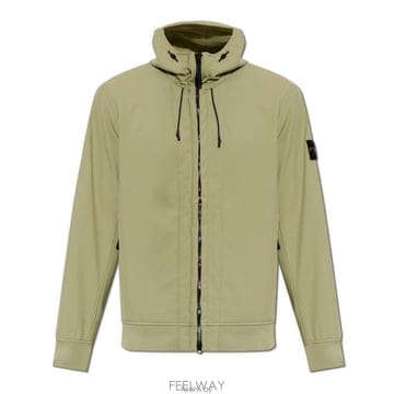 26 FW 스톤 아일랜드 로고 패치 드로스트링 자켓 V005N L2S15Q100004S0B22