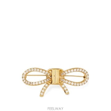 Ferragamo �׶�����Ÿ �ؿ� ��󰡸� ���� BOW STRASS PIN 760979795018001�׶�����Ÿ �ؿ� ��󰡸� ���� BOW STRASS PIN 760979795