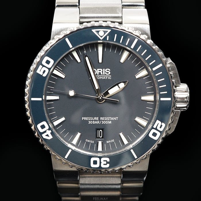 Oris Oris(������) 01 733 7653 4155-07 43MM ��ƿ �����ƽ û�� AQUIS ������ ����ƮOris(������) 01 733 7653 4155-07 43MM ��ƿ �����ƽ û