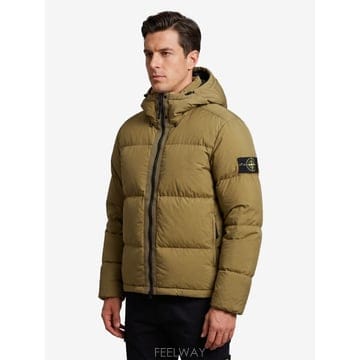 26FW 스톤아일랜드 와펜 코듀라 립스탑 다운자켓 [M] L2S154100013S0483 V005G