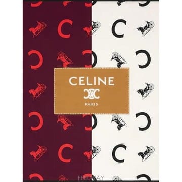 CELINE �׶�����Ÿ �ؿ� ������ ���� PRINTED SILK FOULARD 2AW902R45GGS8�׶�����Ÿ �ؿ� ������ ���� PRINTED SILK FOULARD 2AW90