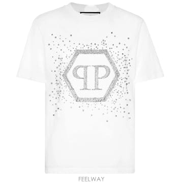 Philipp Plein T-SHIRT MAN FIT HEXAGONT-SHIRT MAN FIT HEXAGON