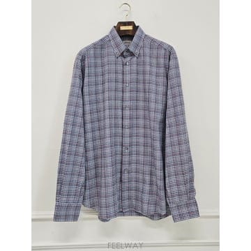 Brioni �긮���� ��Ƽ�÷� üũ�����긮���� ��Ƽ�÷� üũ����