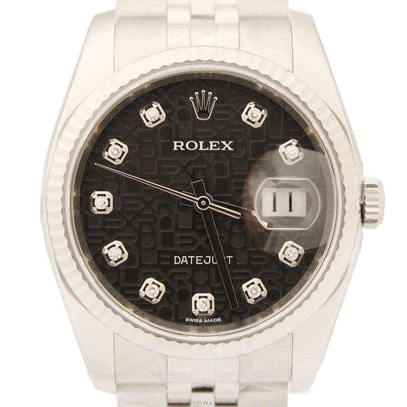 Rolex [��������] ROLEX �ѷ��� ����Ʈ����Ʈ 116234 10P���̾Ƽ��� ������ 36mm �ð� Ǯ��[��������] ROLEX �ѷ��� ����Ʈ����Ʈ 116234 10P���̾�