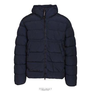씨피 컴퍼니 후드 패딩 패디드 자켓 블랙