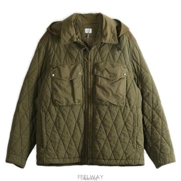 26 FW CP컴퍼니 GD 라이너 고글 후드 퀼팅 자켓 683 21CMOW104A110745G