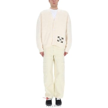 25 F/W 오프화이트 애로우 스티치 가디건 OMHB02L_F25KN B0041858604