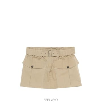 이로 INOA 코튼 블렌드 스커트 INOAWP31GRY12 B0711936084
