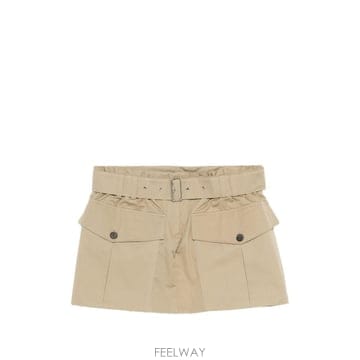 이로 INOA 코튼 블렌드 스커트 INOAWP31GRY12 B0711936084