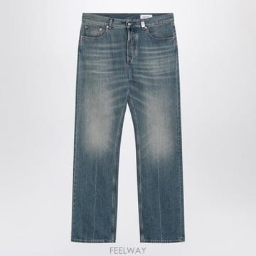 알렉산더 맥퀸 스트레이트 진 블루