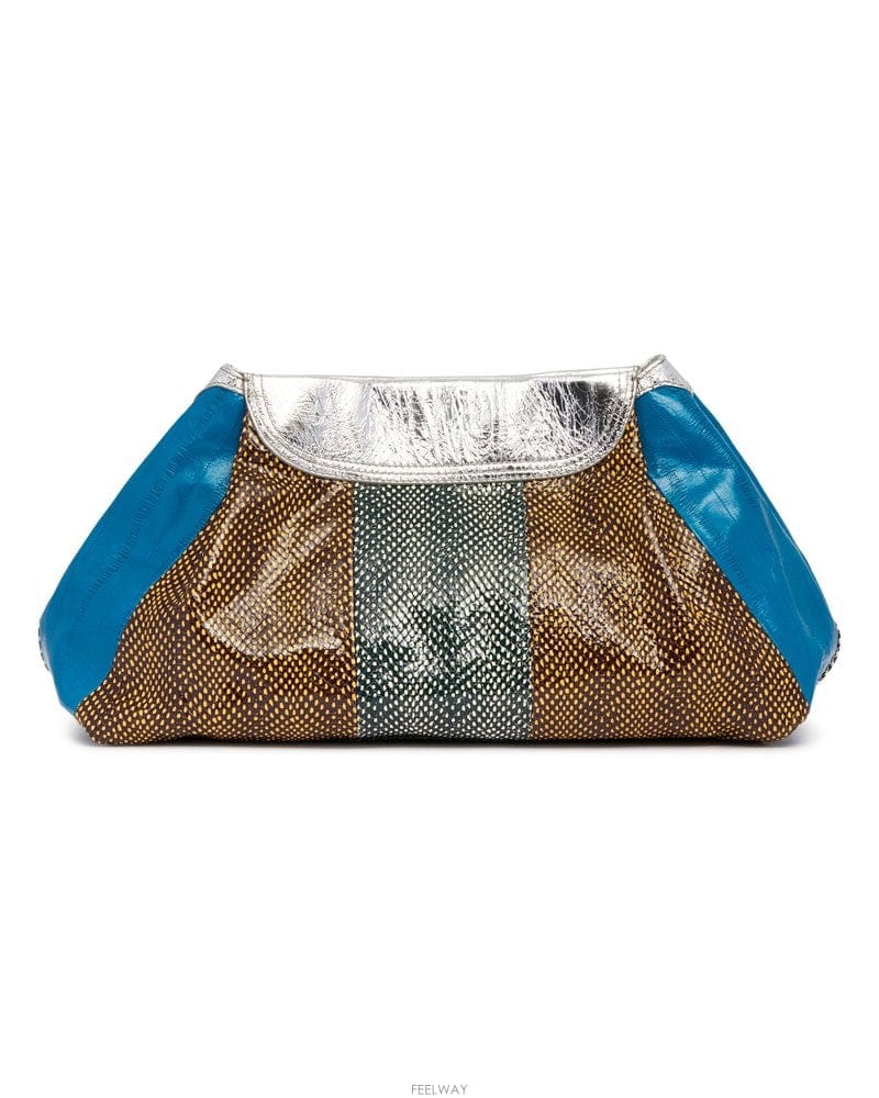 Dries Van Noten 26 S/S �帮�� �� ��ư Ŭ��ġ �� �緹 ��Ƽ�÷� 26101156 B074200822126 S/S �帮�� �� ��ư Ŭ��ġ �� �緹 ��Ƽ�÷� 26101156