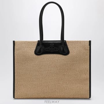 26 S/S 비비안 웨스트우드 TROY 토트백 백 인 RAFFIAEF B0052005344