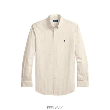 랄프로렌 커스텀 핏 스트라이프 셔츠 710929346502 B0192033521
