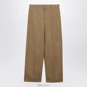 26 F/W 발렌시아가 와이드레그 치노 트라우저 인 카멜 트윌 A00 B0052067851