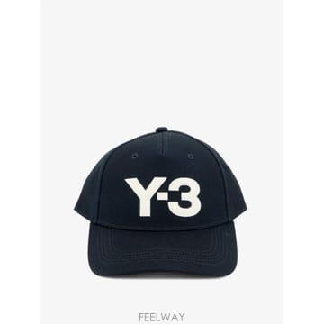 요지 야마모토 Y 3 로고 캡 블랙