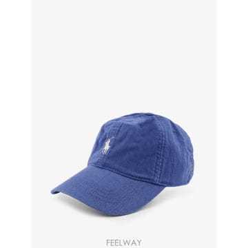랄프로렌 WOVENCAP 린넨 블루