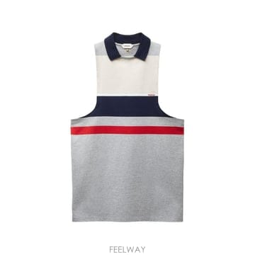 베르사체 스트라이프 미니 드레스 10259881A178906WO30 B0712066965