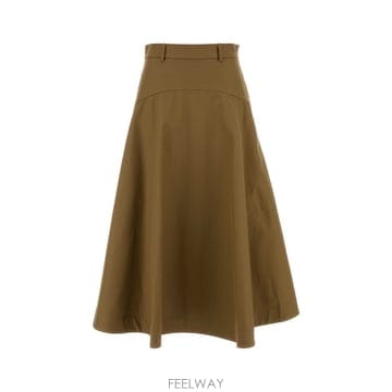 발렌시아가 A라인 코튼 스커트 A002BTTKP07 2602 B0442253913