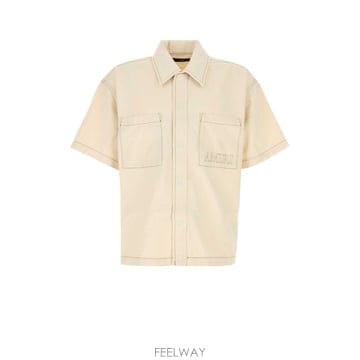 아미리 AMIRI 데님 셔츠 AM326SH001 ECRU B0442049682