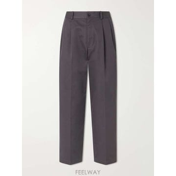 더 로우 NESPER 와이드레그 드릴 트라우저 R000217-W50 B0082254257
