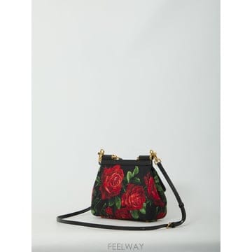 26 F/W 돌체 앤 가바나 스몰 시실리 핸드백 인 레드 로즈 BB6 B0022253945