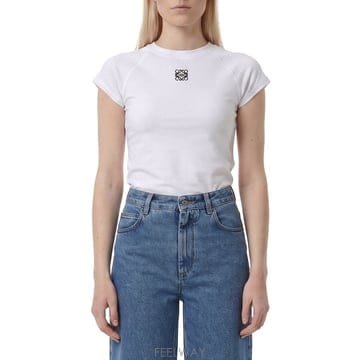 26 F/W 로에베 슬림핏 아나그램 티셔츠 S359Y22XA72100 B0022253959