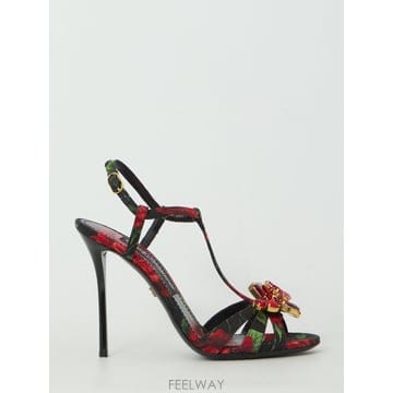 26 F/W 돌체 앤 가바나 레드 로즈 샌들 CR1959A0745HN B0022253962