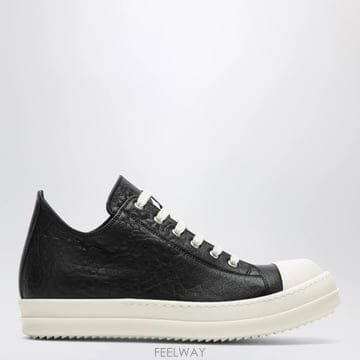 26 F/W 릭오웬스 로우 SNEAKS 스니커즈 인 블랙 카프 레더  B0052254319