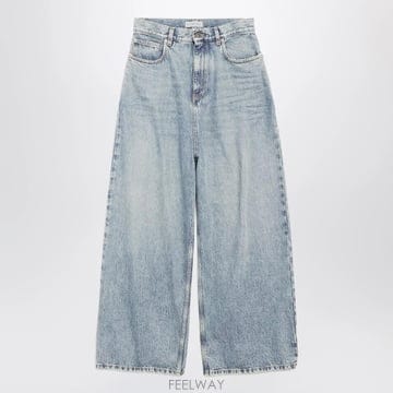 26 F/W 발렌시아가 와이드레그 라이트 블루 코튼 진 A001OET B0052254346