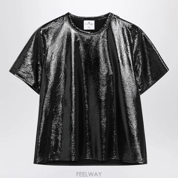 26 F/W 쿠레주 블랙 비닐 스트레이트 탑 326CTO561VY00 B0052254363