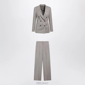 26 F/W 딸리아또레 더블브레스티드 토프 수트 인 울 & 캐시미어  B0052254373