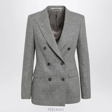26 F/W 딸리아또레 더블브레스티드 그레이 자켓 WITH 헤링본 패 B0052254384