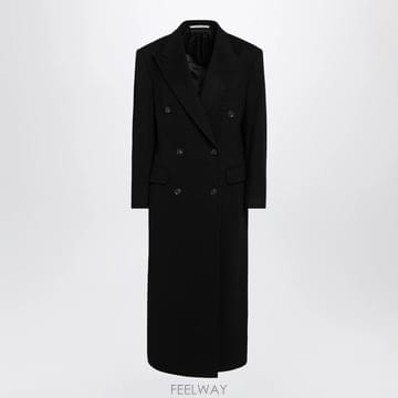 26 F/W 딸리아또레 더블브레스티드 블랙 울 코트 C-CAITLYN B0052254393