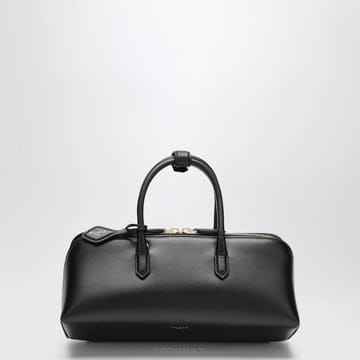 26 F/W 알라이아 스몰 DELTA 백 인 블랙 박스 카프 레더 A B0052254420