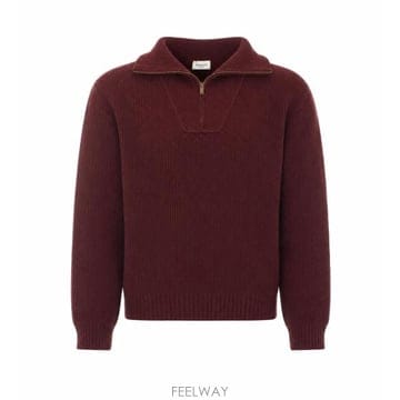 26FW 생로랑 스웨터 873709 Y77LS6001 Red