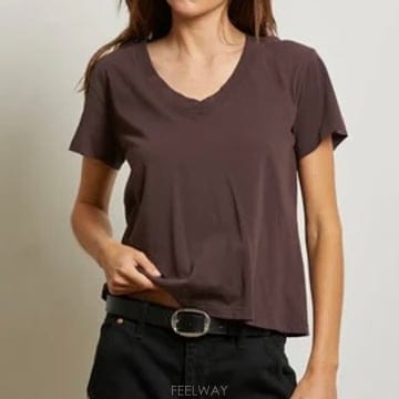 | Other Brand | perfectwhitetee Essentials Hendrix cotton boxy v neck  Colorperfectwhitetee Essentials Hendrix cotton boxy v neck 