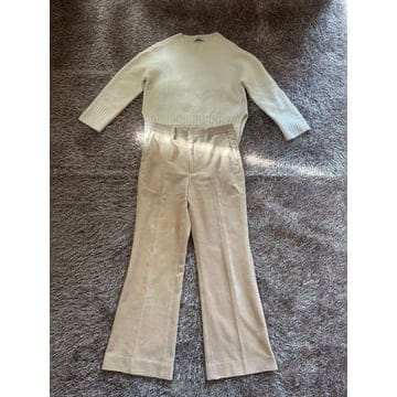 AURALEE(오라리)세련된 코듀로이 베이지 팬츠