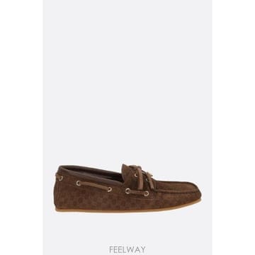 GUCCI [E32]���� 854817AAFVS2274 ���� ���� �� ������ GUCCI boat shoe in GG su[E32]���� 854817AAFVS2274 ���� ���� �� ������ GUCCI bo