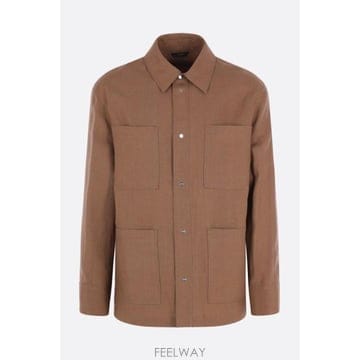 [E32]펜디 FW1447AVSGF19FJ 남성 자켓 FENDI linen utility jacket