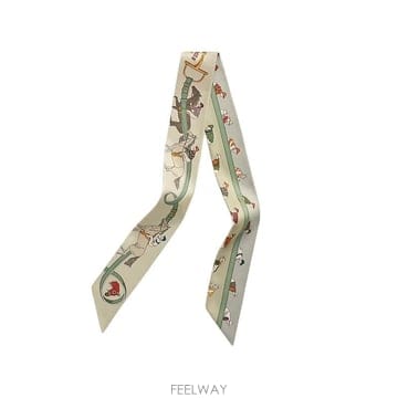 HERMES 에르메스 Turf, Les Courses 트윌리 여성 트윌리  H061144S 03