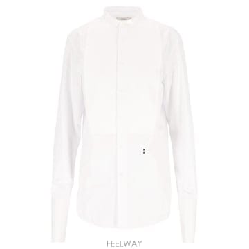 [A94]펜디 FS8390AMVLF0QA0 여성 셔츠 블라우스 FENDI FENDI Cotton Poplin